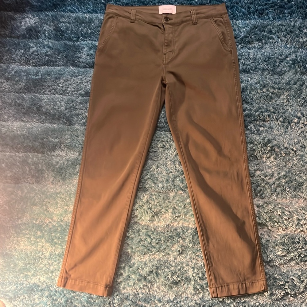 Current/Elliot Strech Olive Chinos